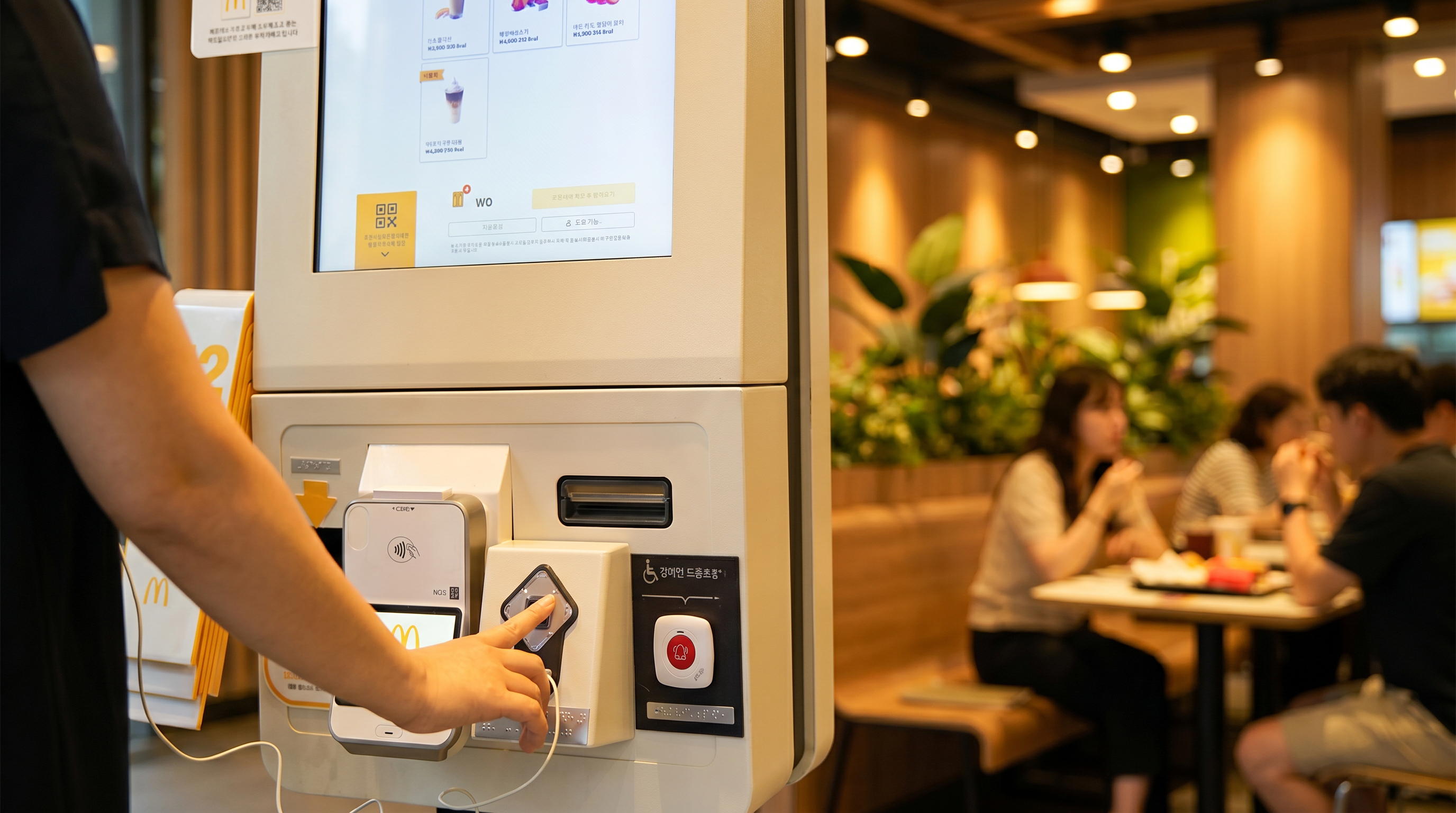 McDonalds kiosk